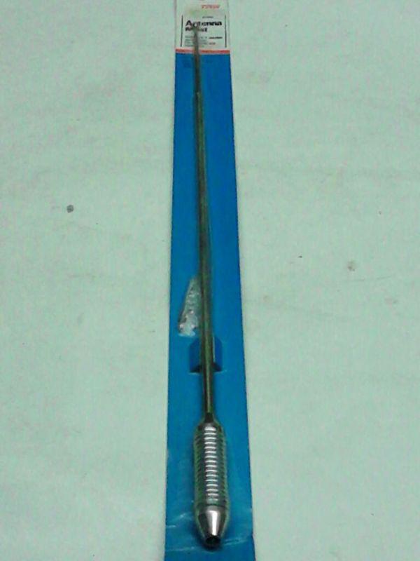 Vintage stainless steel universal barrel spring am/fm antenna mast:usa made