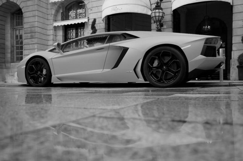 Lamborghini aventador hd poster super car b&w print multiple sizes available