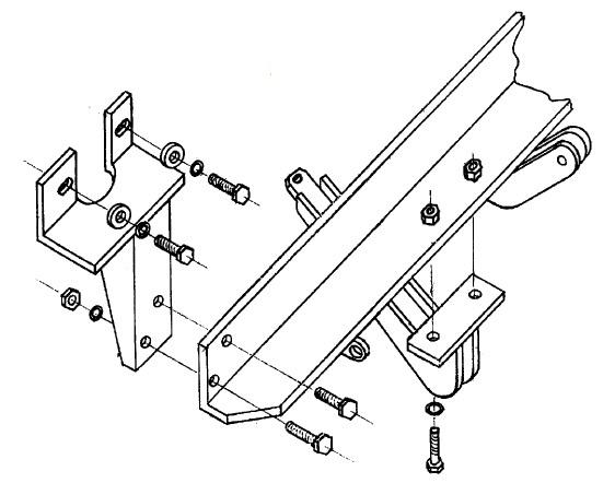 Blue ox bx2107 base plate ford escort 88.5-90 no gt exp