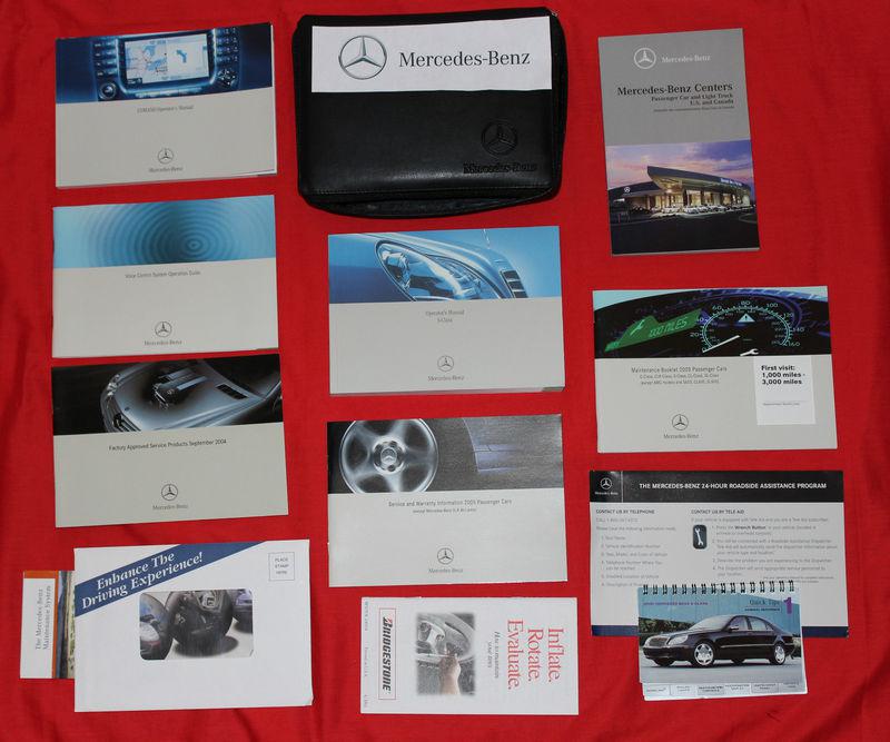 2005 mercedes benz s class s500 & 4matic owners manual - exc cond free ship