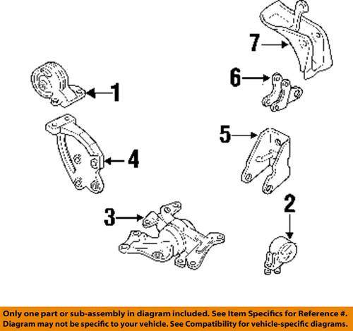 Ford oem 3s4z6038ba engine torque strut mount-front insulator