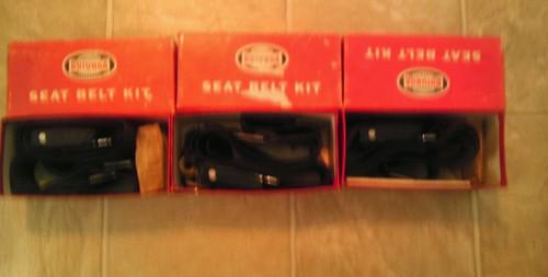(2) nos ? 1968 1967 1966 1965 mercury mustang fairlane  ford  seat belts rotunda