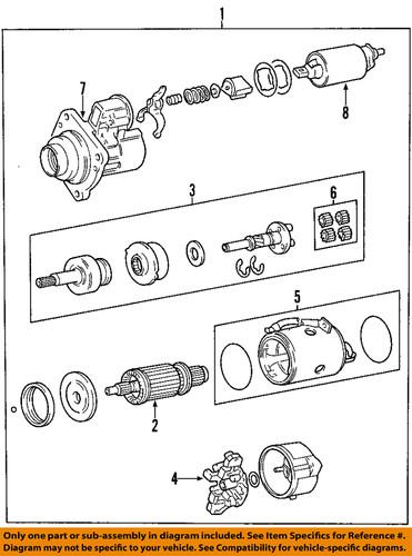 Ford oem 6c2z-11002-aa starter/starter motor