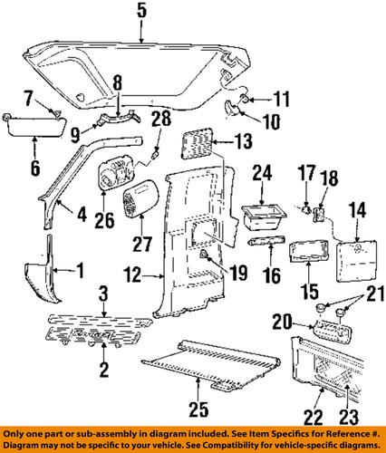 Ford oem f57z1013208a door sill plate-scuff plate