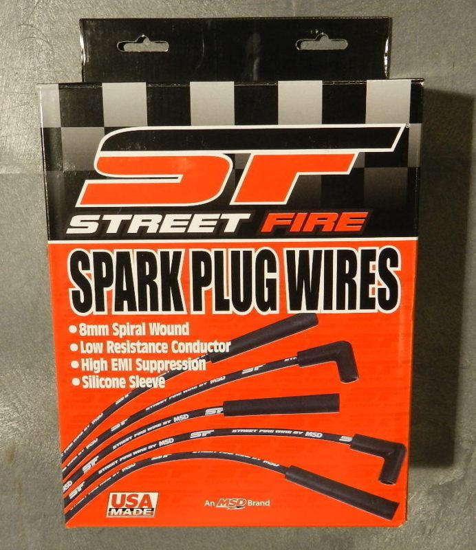 Find New MSD 5575 Street Fire Spark Plug Wires 8mm Ignition 9396 Chevy