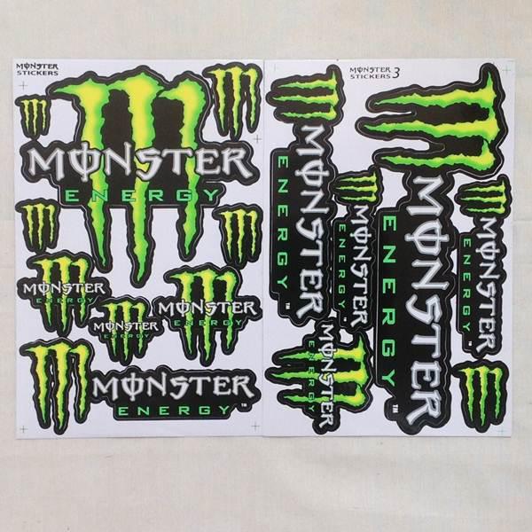 2 sheets car stickers racing decal motocross atv hot sale! free shipping s017
