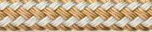 Buccaneer double braid nylon rope - gold & white - 3/8" x 300' 30-31205