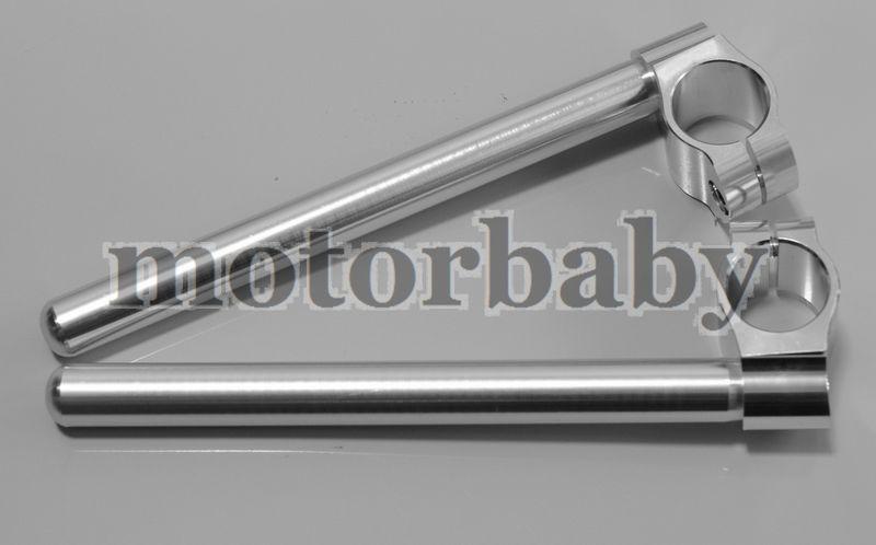 33mm fork clip on handle bars 1 pair （silver d）