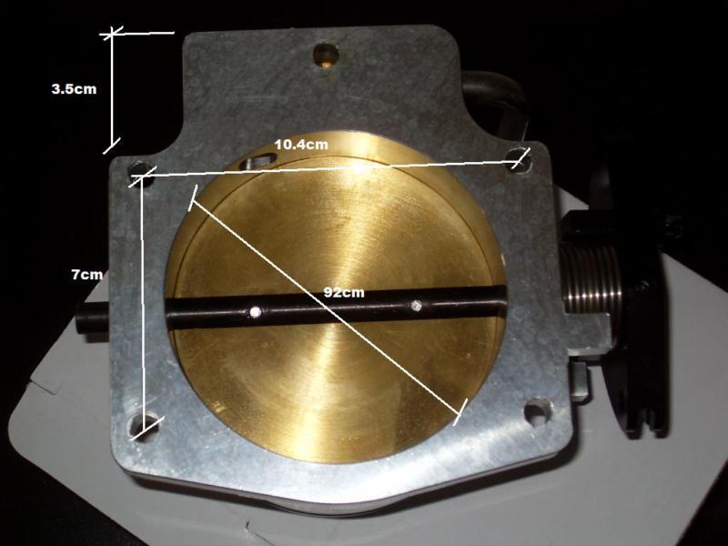 92MM GM GEN III LS1 LS2 LS6 THROTTLE BODY LS3 LS LS7 SX LS 4 BOLT CABLE SILVER, US $95.55, image 2