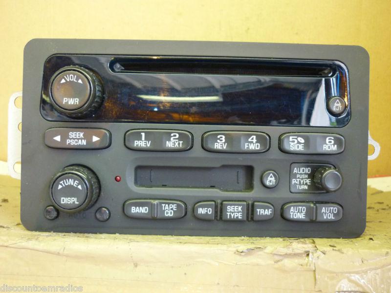 00-05 chevrolet impala venture malibu am fm radio cd cassette 10335226 oem *