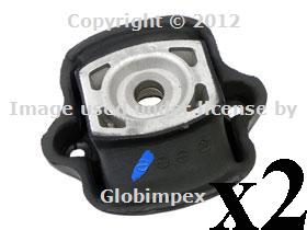 Mercedes w123 engine motor mount uro parts new (2) + 1 year warranty