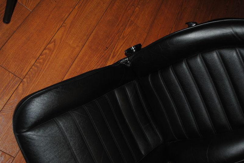 Passenger seat, VERY NICE black leather Porsche 924 944 911 like new (tombstone), US $69.99, image 4