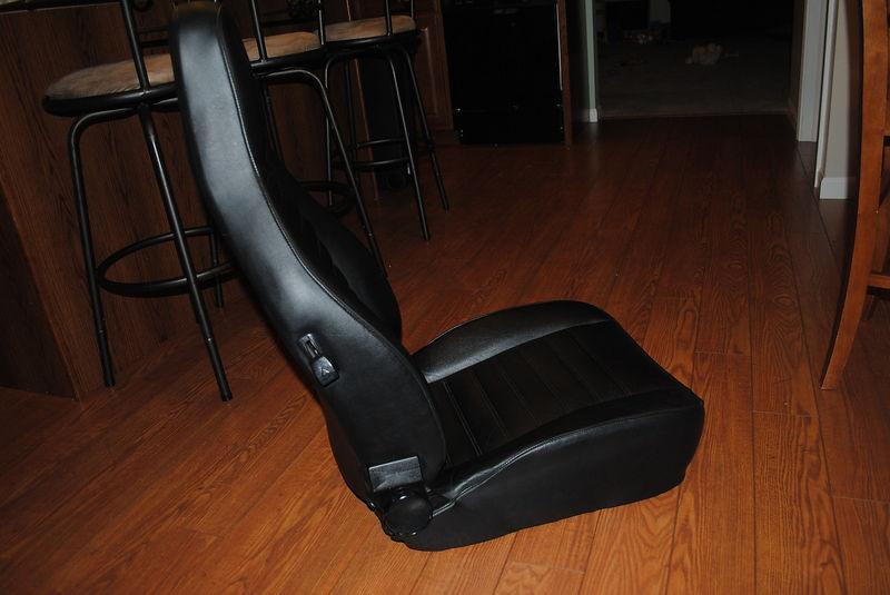 Passenger seat, VERY NICE black leather Porsche 924 944 911 like new (tombstone), US $69.99, image 5