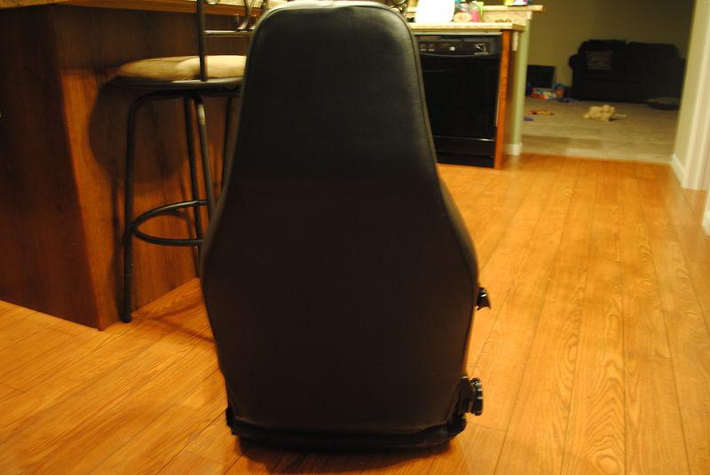 Passenger seat, VERY NICE black leather Porsche 924 944 911 like new (tombstone), US $69.99, image 7