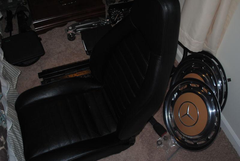 Passenger seat, VERY NICE black leather Porsche 924 944 911 like new (tombstone), US $69.99, image 9