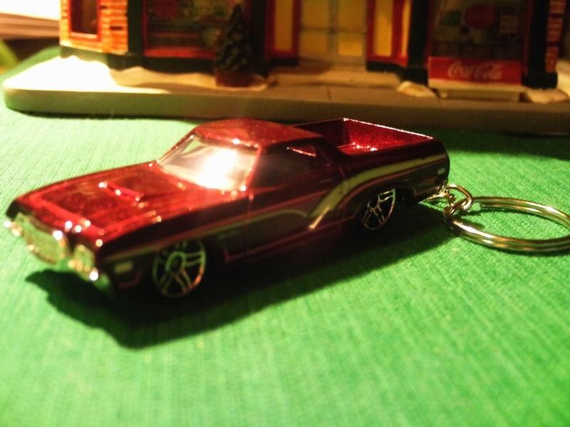 1972 ford ranchero custom key chain - purple