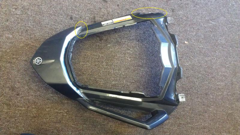 Used factory oem rear handle seat black yamaha fz1 2006 - 2013