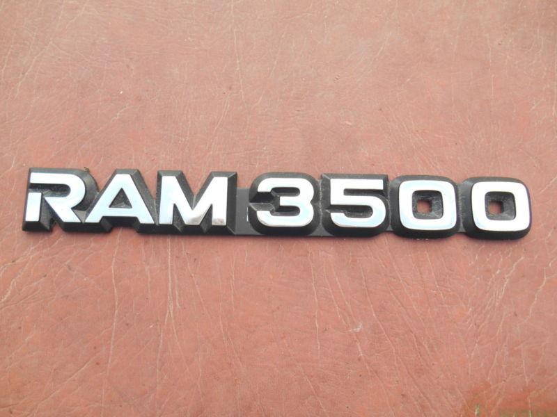 Find Dodge RAM 3500 Door Emblem Nice Used Shape in Livonia, Michigan