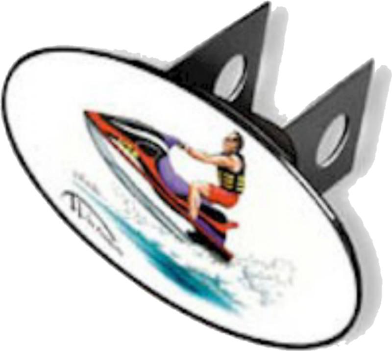 Buy Reflective Hitch Cover, Wake Boarder, RV/Camper/Trailer, 1pk