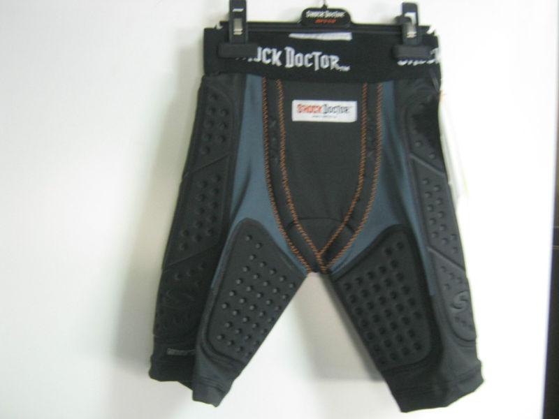 Shock doctor brand new moto short lite protective padded shorts boys sm/med