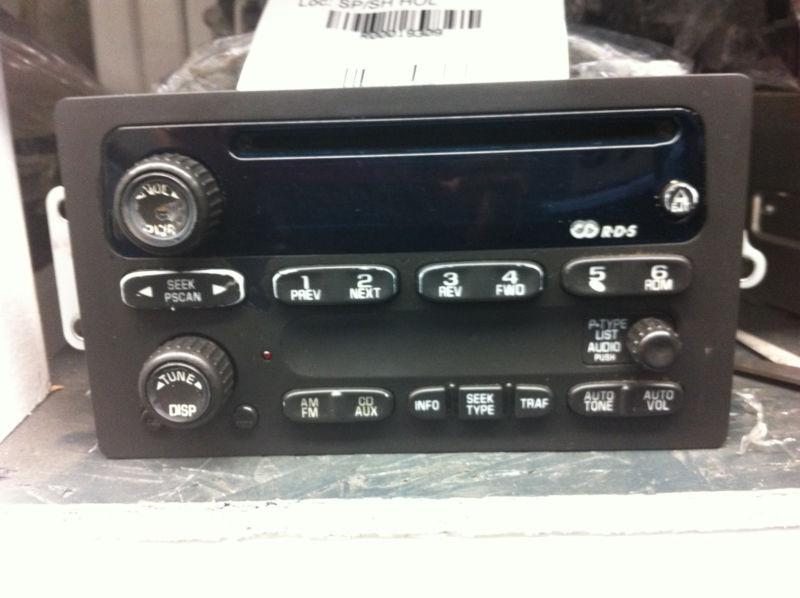 2002-09 chevy trailblazer, gmc envoy, olds bravada stock radio