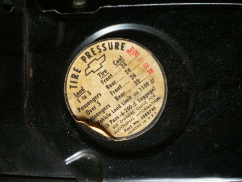 Original 1966 Chevy Impala Glove Box Door Hinge Trim Nameplate, US $9.95, image 3