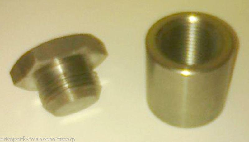 Innovate 3838 motorsports extended bung & plug 1 inch stainless steel