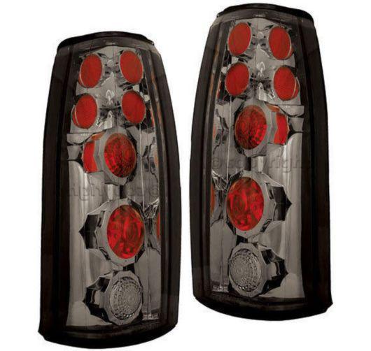 Ipcw tail light lamp set of 2 new smoked lens full size truck gmc cwt-ce303cs