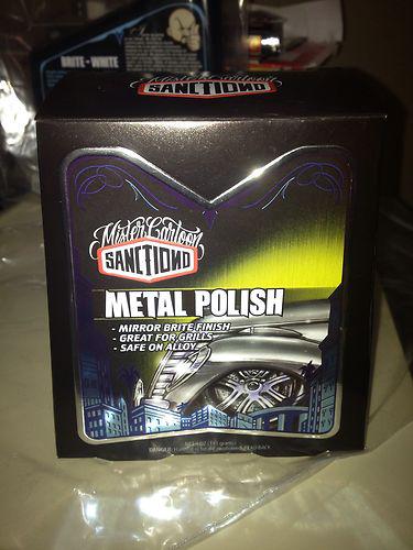 Metal polish (sanctiond brand) car cleaning product automobile