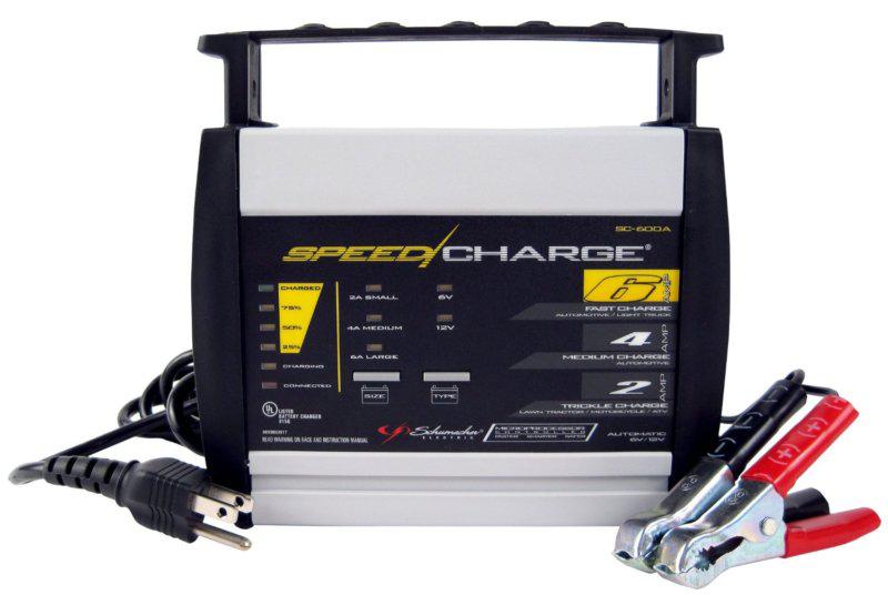 New schumacher sc-600a-ca speedcharge 6 amp high frequency battery charger car