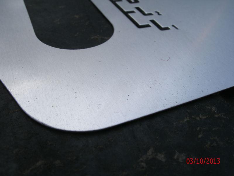 1965-67 (C2) Corvette 4-Speed Overdrive Auto Trans Shifter Indicator Plate, US $38.00, image 2