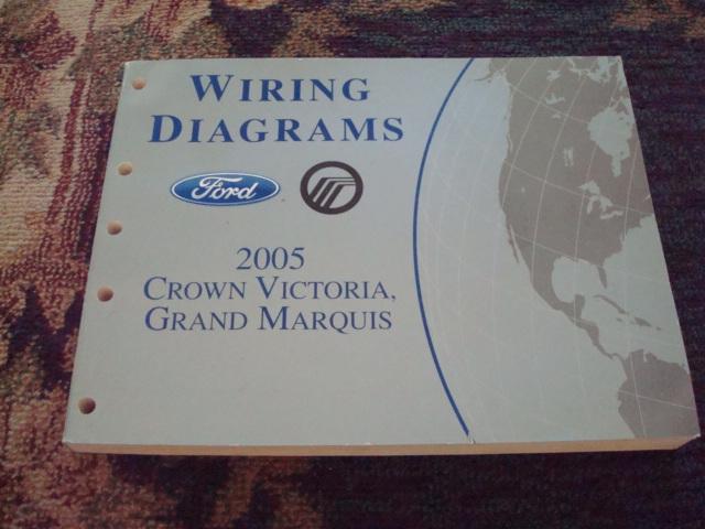 2005 crown victoria/mercury grand marquis service shop wiring diagrams manual 