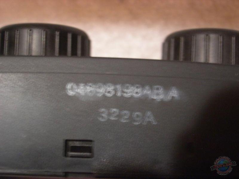 Temperature control intrepid 2729 98 99 00 01 02 03 04 assy