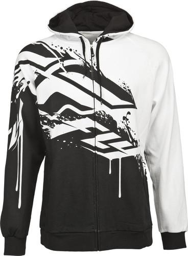 Fly racing inversion hoody black/white x-large