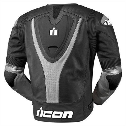 ICON Leather Jacket Overlord Prime Motorcycle Black Xlarge, US $460.00, image 2