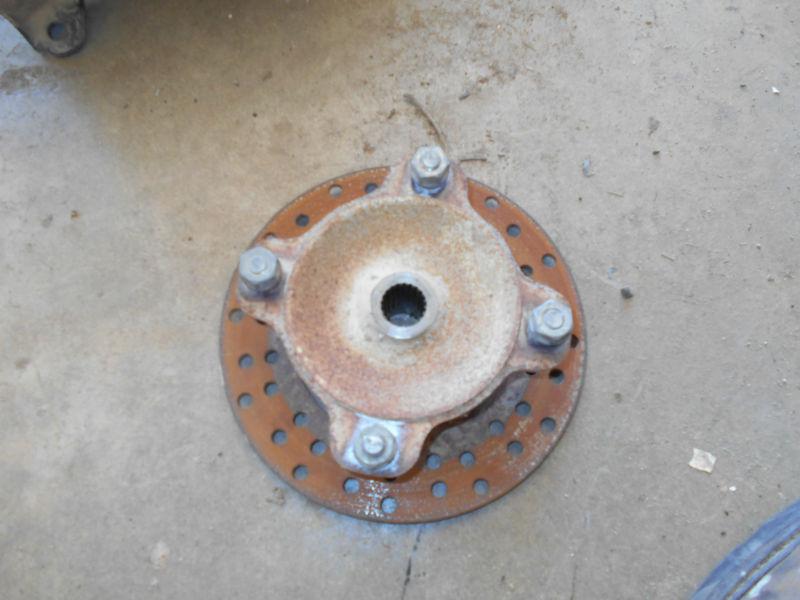Kawasaki klf400 klf 400 bayou front brake disc wheel hub  98 93 94 95 95 96 4x4