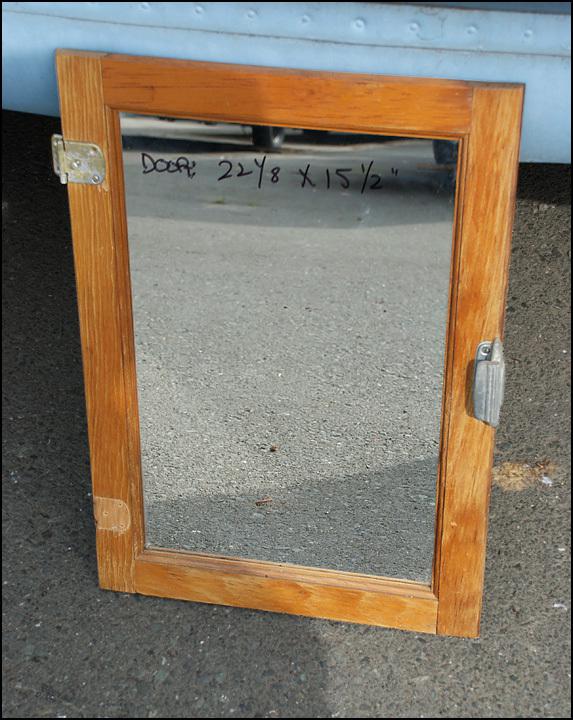 Vintage spartanette trailer bathroom medicine cabinet door