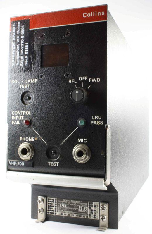 (rfx) collins vhf-700 receiver transmitter p/n 622-5219-020