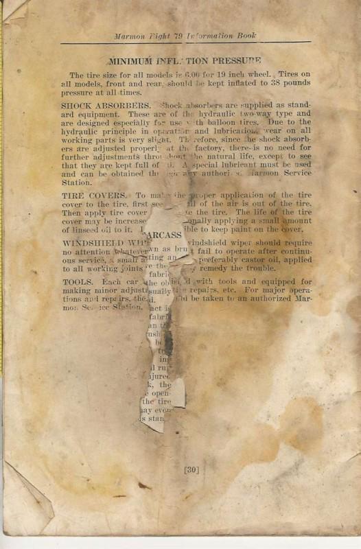 1931 Marmon Eight 79 Information book, US $19.99, image 4