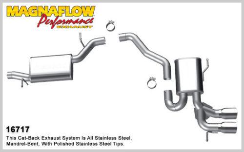 Magnaflow 16717 audi a3 stainless cat-back system performance exhaust