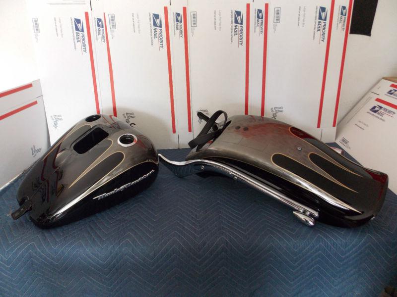 '08 harley cvo springer paint set gas tank w/ complete rear fender