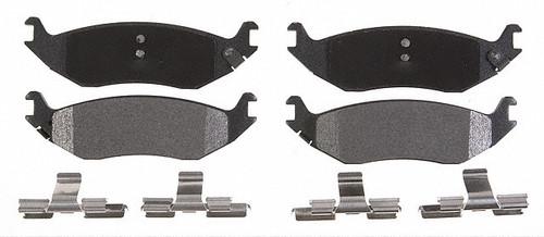 Acdelco durastop 17d898mh brake pad or shoe, rear-semi metallic brake pad