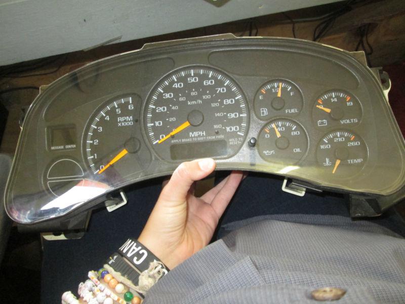 Find 2000 K1500 CHEVY SPEEDOMETER INSTRUMENT CLUSTER in Harmony