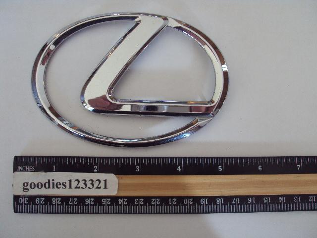 Lexus chrome emblem 5" x  3 1/2"