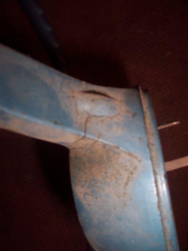1955 1956 CHEVY Blue 150 210 original STEERING WHEEL 55 56 Chevrolet, US $60.00, image 3