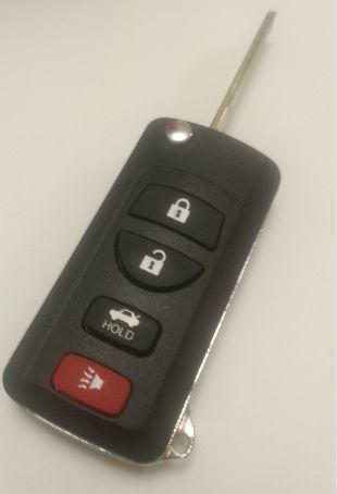 Four buttons switchblade key for nissan 350z altima armada maxima sentra