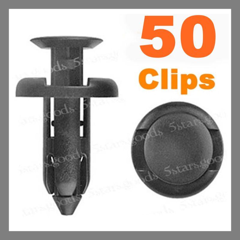 50 pcs 8mm atv fender clips for suzuki yfz450 outlaw kingquad vinson z250 z400