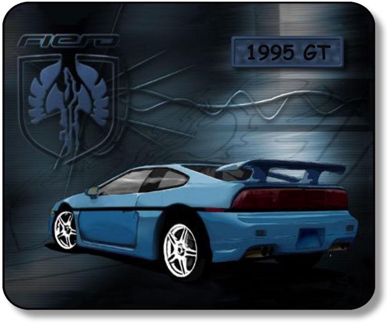 1985 blue  fiero gt mouse pad