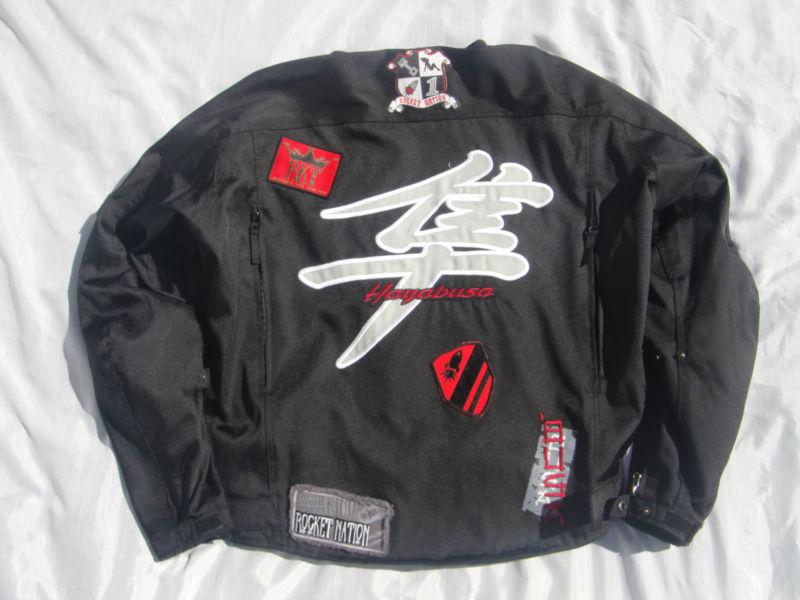 Joe rocket   suzuki   black mesh motorcycle jacket     xlarge    with rain liner