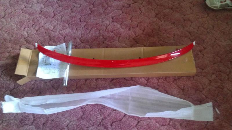Hyundai genesis coupe rear spoiler tsukuba red  oem
